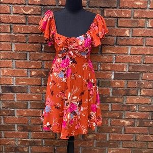 Forever 21 mini dress floral design
